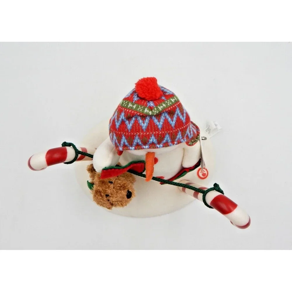 Hallmark 2017 Jingle Pals Stockings Hung With Care Plush Animated Snowman w Tags